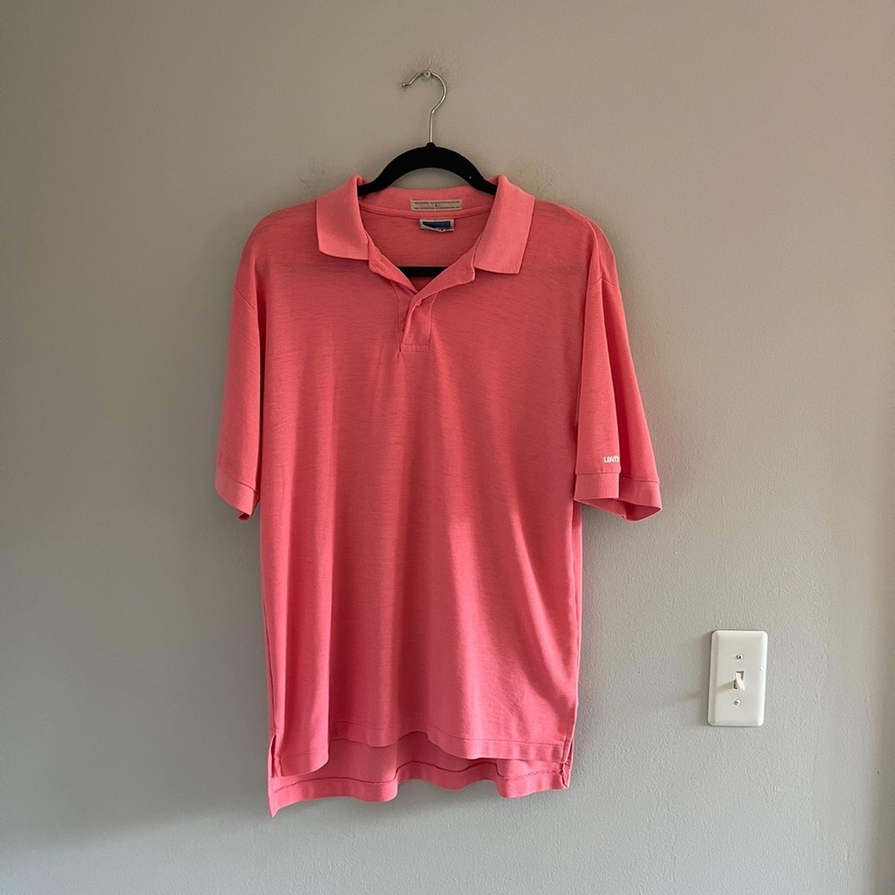 Levi's Shirts Vintage 80s Levis Stitched Spell Out Golf Shirt large